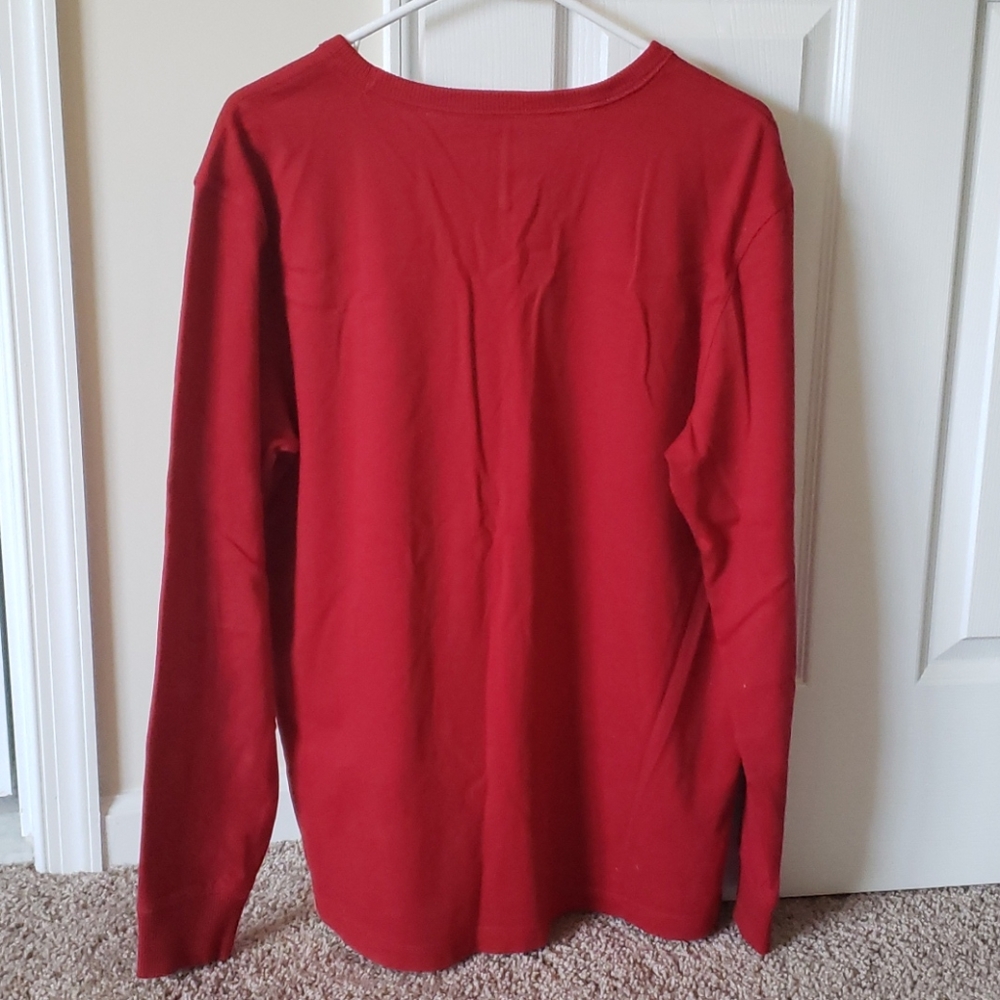 Tommy Hilfiger long sleeves Tee Red Size L - Picture 5 of 10